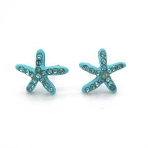 Small Starfish Stud Earrings 1/2"